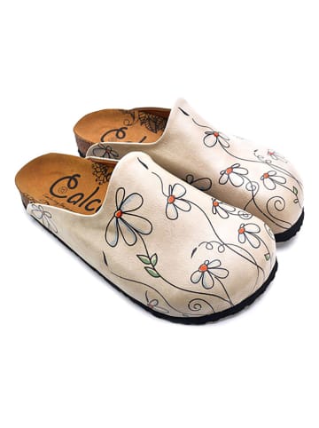 Calceo Clogs in Beige