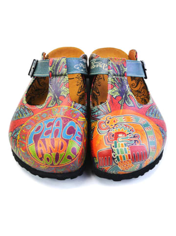 Calceo Clogs meerkleurig