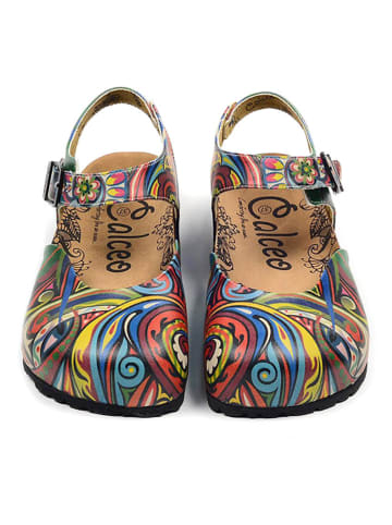 Calceo Enkelsandalen meerkleurig