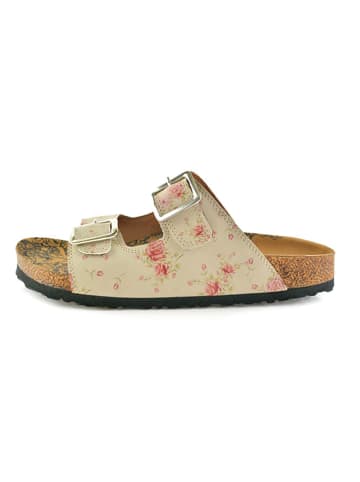 Calceo Slippers beige/lichtroze