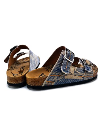 Calceo Slippers donkerblauw