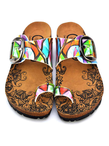 Calceo Zehentrenner in Bunt