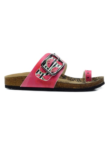 Calceo Teenslippers roze/meerkleurig