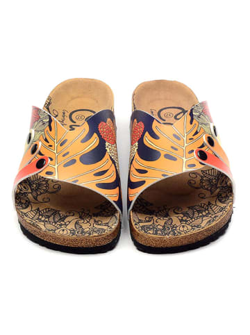 Calceo Slippers zwart/meerkleurig