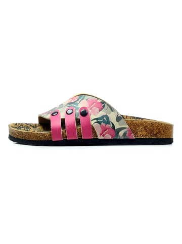 Calceo Slippers roze/meerkleurig