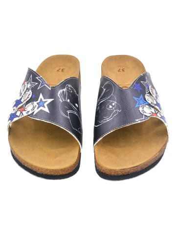 Calceo Slippers zwart/meerkleurig