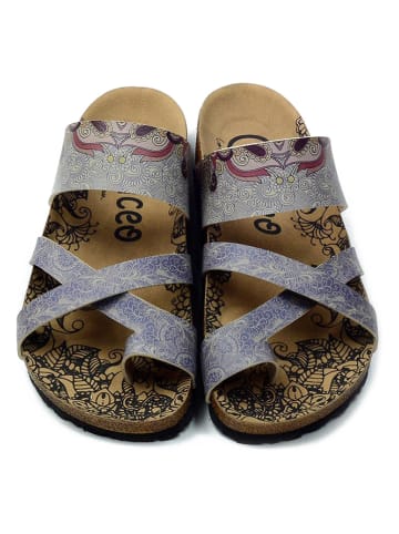 Calceo Teenslippers paars