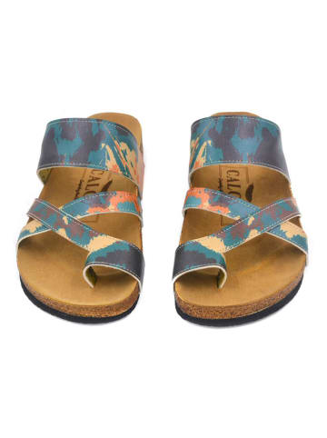 Calceo Teenslippers lichtblauw