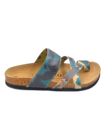 Calceo Zehentrenner in Hellblau