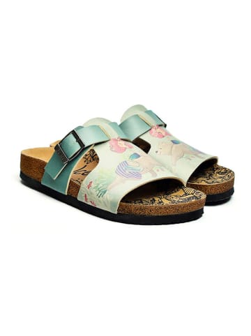 Calceo Slippers turquoise