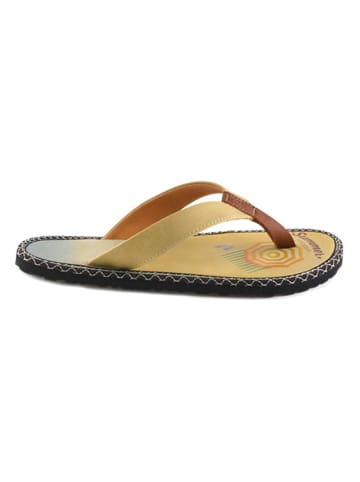 Calceo Teenslippers geel/meerkleurig