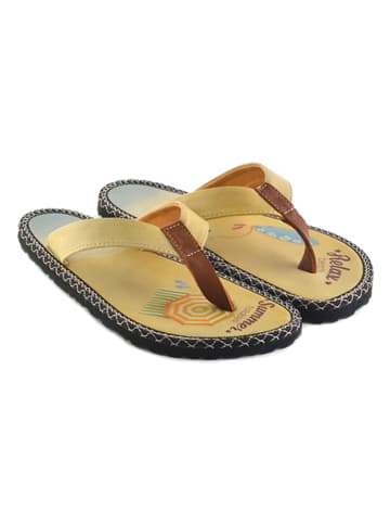 Calceo Teenslippers geel/meerkleurig