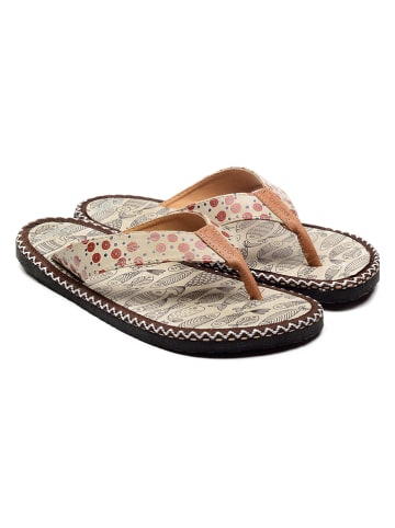Calceo Teenslippers beige/meerkleurig