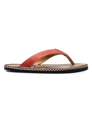 Calceo Teenslippers rood/meerkleurig