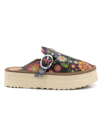 Calceo Chodaki w kolorze czarnym ze wzorem