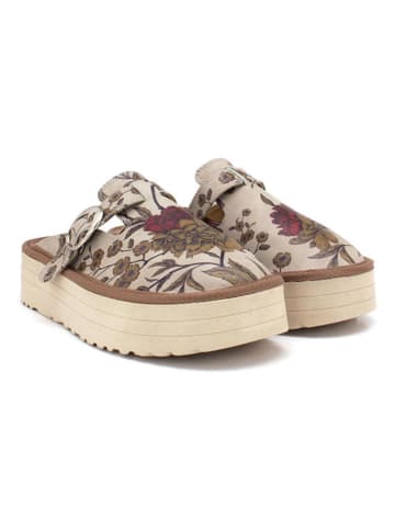 Calceo Clogs in Beige