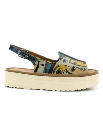 Calceo Haksandalen meerkleurig