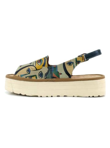 Calceo Haksandalen meerkleurig