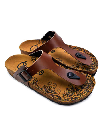 Calceo Teenslippers bruin