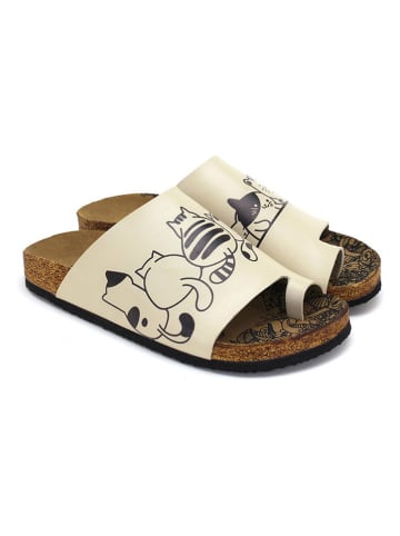Calceo Teenslippers beige