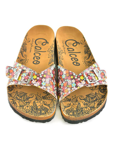 Calceo Pantoletten in Bunt