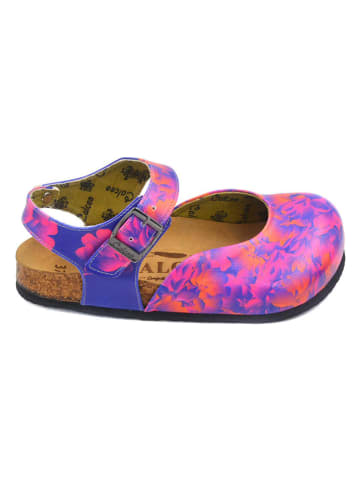 Calceo Półsandały w kolorze fioletowo-różowym