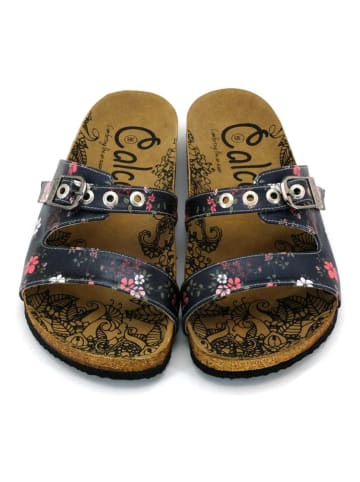 Calceo Slippers donkerblauw