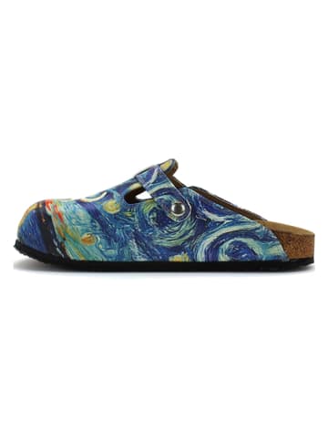 Calceo Clogs donkerblauw