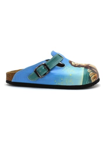 Calceo Clogs lichtblauw