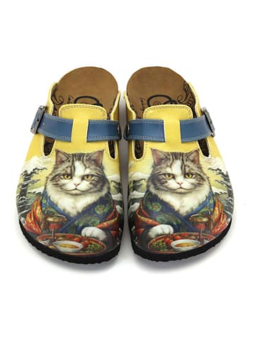 Calceo Clogs in Gelb