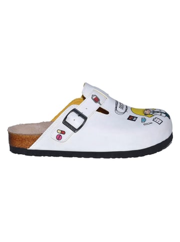 Calceo Clogs in Weiß