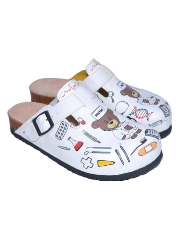 Calceo Clogs in Weiß