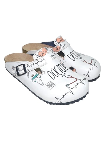 Calceo Chodaki w kolorze białym