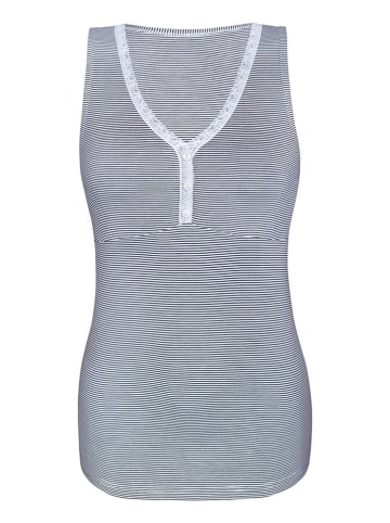 Sassa Hemdchen in Dunkelblau/ Weiß