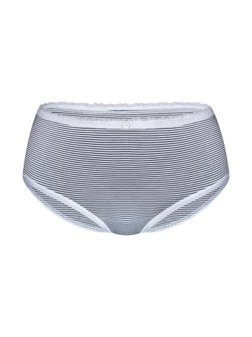 Sassa Pełne figi w kolorze granatowo-białym