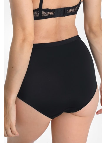 Sassa Pełne figi high waist w kolorze czarnym