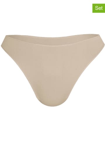 Sassa 2-delige set: strings nude