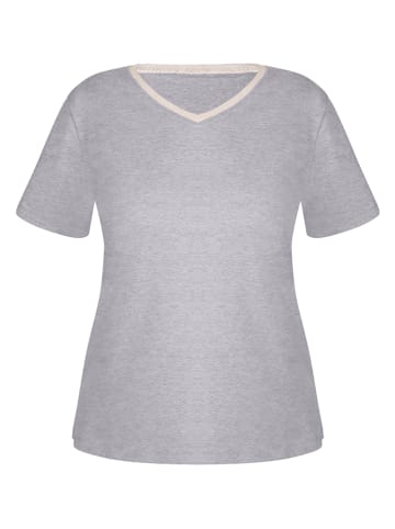 Sassa Koszulka piżamowa w kolorze jasnoszarym