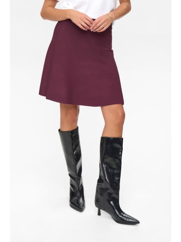 NÜMPH Spódnica "Nulillypilly" w kolorze bordowym