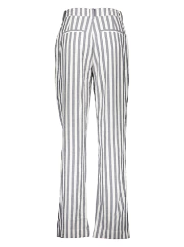 NÜMPH Broek grijs/wit