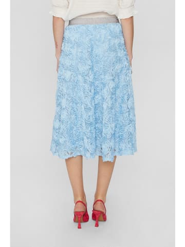 NÜMPH Spódnica w kolorze błękitnym