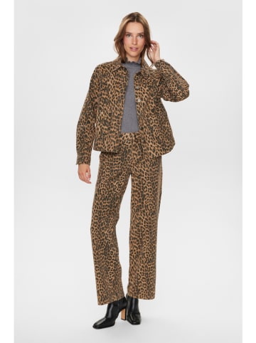 NÜMPH Blouse "Nugigi" camel/zwart