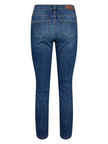 NÜMPH Spijkerbroek "Sidney" - skinny fit - blauw