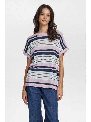 NÜMPH Bluse in Dunkelblau/ Bunt