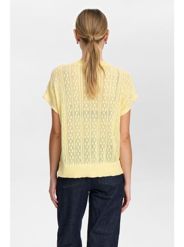 NÜMPH Gebreid shirt geel