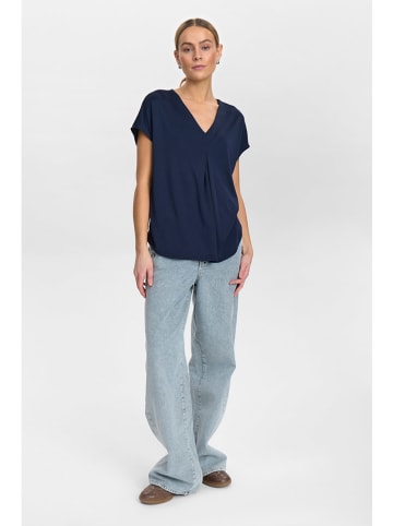 NÜMPH Bluse in Dunkelblau