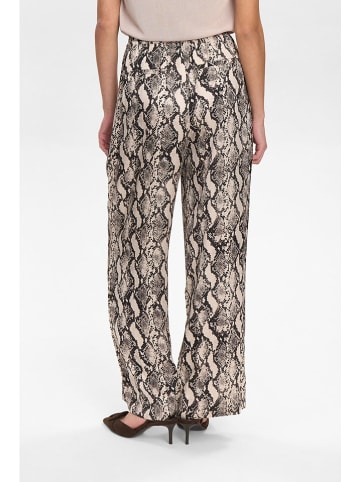 NÜMPH Broek "Nuvictoria" zwart/beige