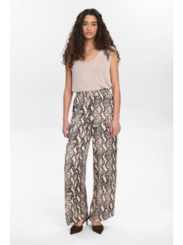 NÜMPH Broek "Nuvictoria" zwart/beige