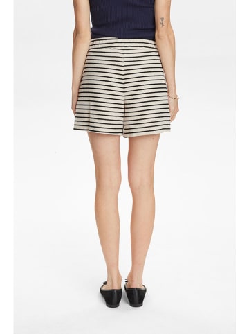 NÜMPH Shorts "Numosha" in Creme/ Schwarz