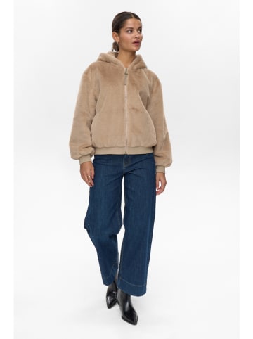 NÜMPH Teddyjacke "Numouris" in Hellbraun